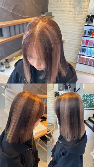 ミディアム カラー 池本 勇大のヘアスタイル