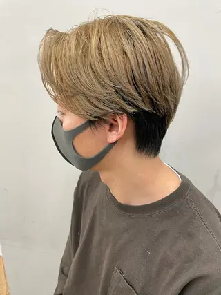 ショート カラー 関 京磨のヘアスタイル