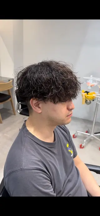 パーマ メンズ 当日予約⭕️ 太田のヘアスタイル