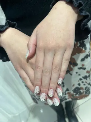 ネイル なぽ ❤︎長さだし / 韓国nailのネイルデザイン