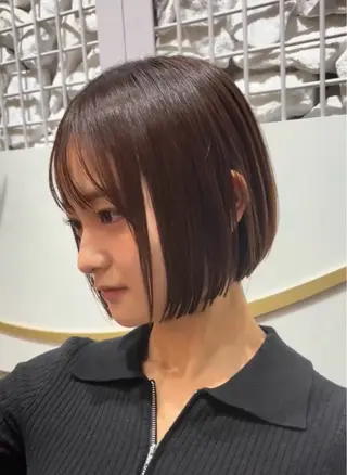 ミディアム 里見 愛梨のヘアスタイル