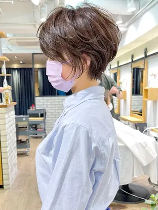 カラー 織江 叶夢のヘアスタイル