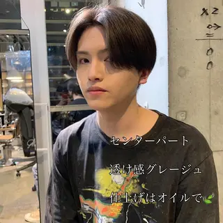 カラー メンズ マンツーマン×半個室 まちだきょうすけのヘアスタイル