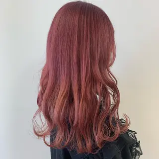 セミロング カラー 暖色/ブリーチカラー 🎀 M i k uのヘアスタイル
