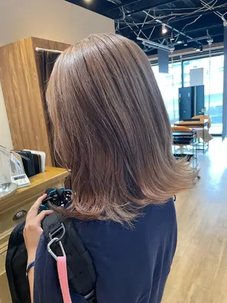 ロング カラー 髪質改善/ブリーチ 田代 龍我のヘアスタイル
