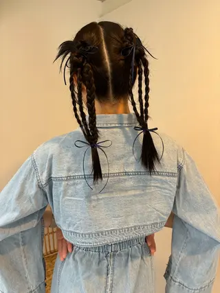 ロング ヘアアレンジ mitsuki ブリーチモデルのヘアスタイル