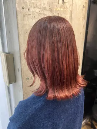 ミディアム カラー Ayaka🩰🎀 ガーリー/暖色♡のヘアスタイル