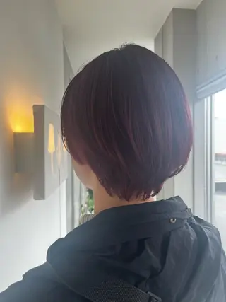 ショート おせ ちさとのヘアスタイル