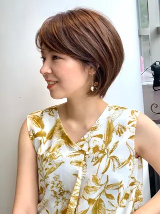 ショート 吉田 愛花のヘアスタイル