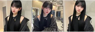 ロング ナナ♡レイヤーカット ♡似合わせカラーのヘアスタイル