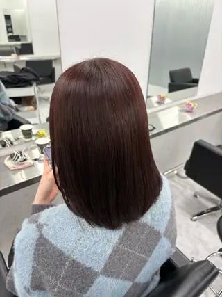 セミロング カラー 似合わせカラー✞✟ ayumi🐈⬛のヘアスタイル