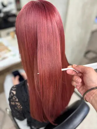 ロング 似合わせ×レイヤー× 髪質改善×t.yのヘアスタイル