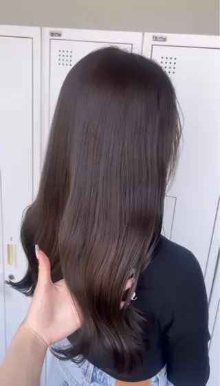 ロング カラー 韓国風style ❤︎ 古庄美月のヘアスタイル