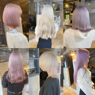 ロング カラー yoriダブルカラー 代表すがわらのヘアスタイル
