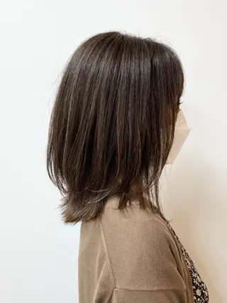 ミディアム 伸びても可愛いカラー 愛甲竜佑のヘアスタイル
