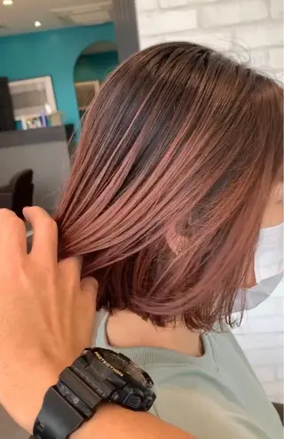 ショート ハイライトバレイヤー ジュ🎨川村聖吾🎨のヘアスタイル