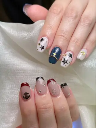 ネイル lucky nail 歌舞伎町のネイルデザイン