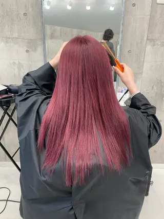 ロング カラー ヘアアレンジ メンズ 🌈【🎀ヘアデザイ ナー🎀】✨ノン✨のヘアスタイル