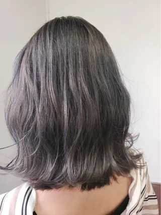 ミディアム カラー 髪質改善 makiuchiのヘアスタイル
