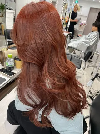 ロング カラー ヘアアレンジ 前髪顔まわりカット 🌈中村海聖のヘアスタイル