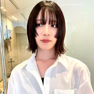 ショート カラー ✨ボブ✨顔矢場町/ 栄/パーマ/ないとのヘアスタイル