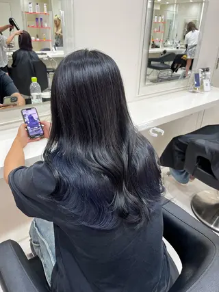 セミロング カラー 💟RINNA 艶カラー💟のヘアスタイル