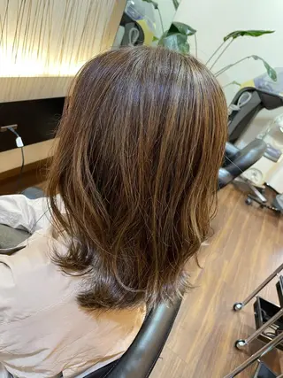 ミディアム カラー miho 🌼🌼🌼のヘアスタイル