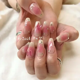 セミロング ネイルJaol 池袋のネイルデザイン