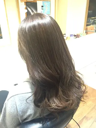 ミディアム セミロング ロング カラー creep hair nozomiのヘアスタイル