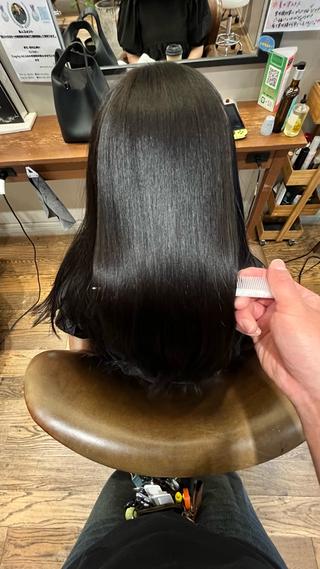セミロング 佐藤 宰 OZ桑野店のヘアスタイル
