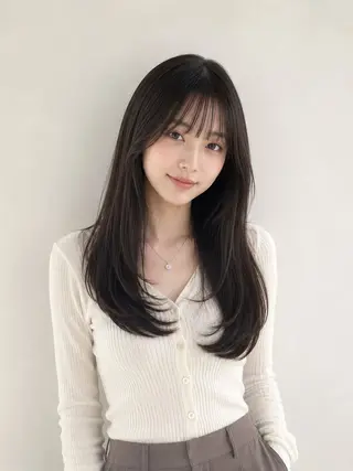 ロング モテ🤍トレンドヘア /新宿/ワカナのヘアスタイル