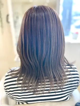 ミディアム LiTA 浜線店 かなえみゆうのヘアスタイル