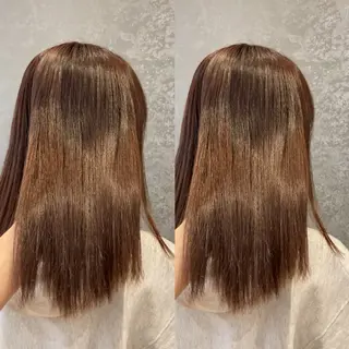 セミロング み うのヘアスタイル