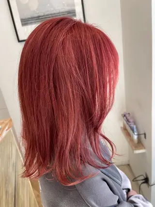 セミロング カラー 塚本 昂のヘアスタイル