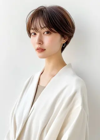 ショート 🫧似合わせショート イシダ🫧のヘアスタイル