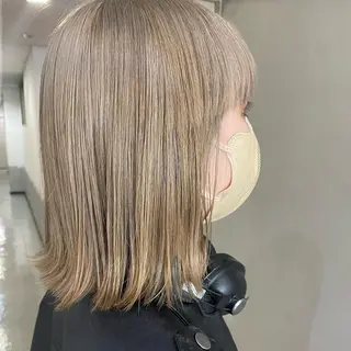 ミディアム カラー 吉村 夏椰のヘアスタイル