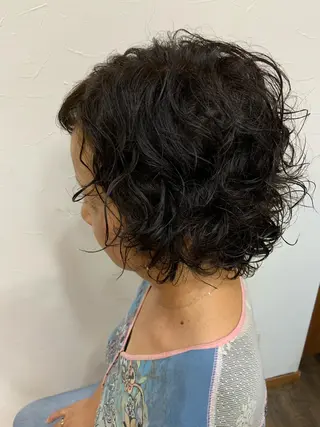 ショート カラー パーマ 🌿子池おりえ 🌿のヘアスタイル