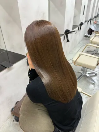 ロング カラー パーマ 木村 蓮のヘアスタイル