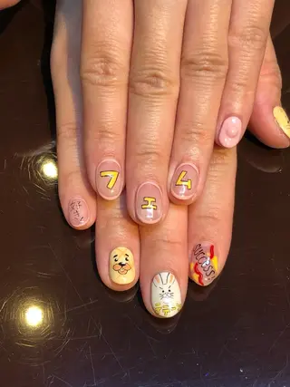 ネイル 田口かおり まつげモデル募集中のネイルデザイン