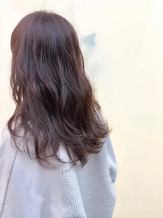セミロング 清水 純のヘアスタイル