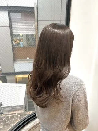 ロング カラー 山本美月🫧艶カラー 🐬暖色カラー🫧のヘアスタイル