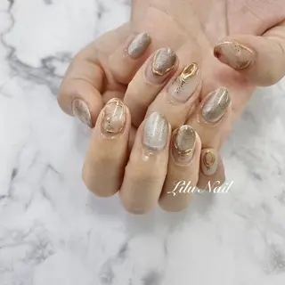 ネイル モチの良さ◉ フィルインネイル♡のネイルデザイン