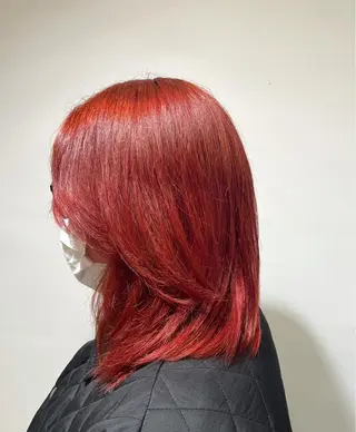 ミディアム 池田 歩佳のヘアスタイル