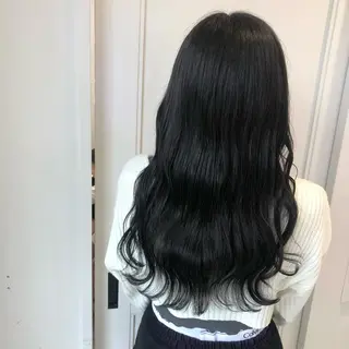 ロング 中島 沙也加のヘアスタイル
