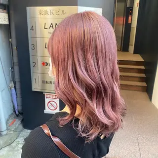 ミディアム 顔周りレイヤー/新宿 /モテ艶カラー/航介のヘアスタイル