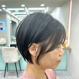 ショート 《髪質改善✖️レイヤ ー🩶》ナオヤのヘアスタイル