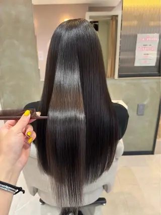 ロング 🫧ナチュラル矯正 /カラー🫧あやりのヘアスタイル