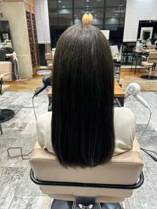 ロング カラー 透明感カラー 大工廻あすやのヘアスタイル