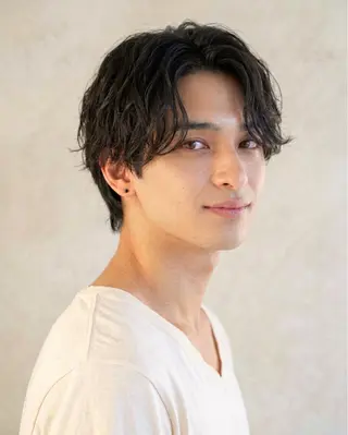 メンズ EARTH天満橋店 橋本瞬/ヘアカラーのヘアスタイル
