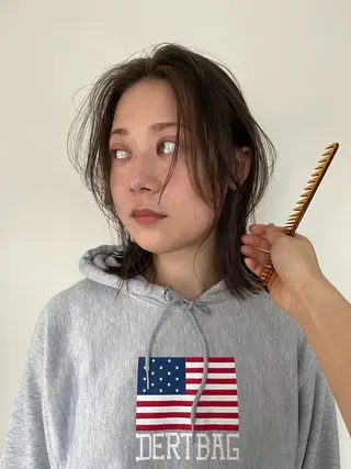 ミディアム カラー 🧸メンズカット 🧸conatsuのヘアスタイル